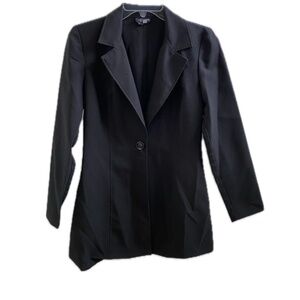 Junior's Vintage Black Blazer Size: 3/4